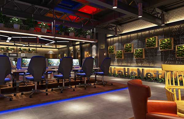 夢達網(wǎng)吧家具設計效果圖