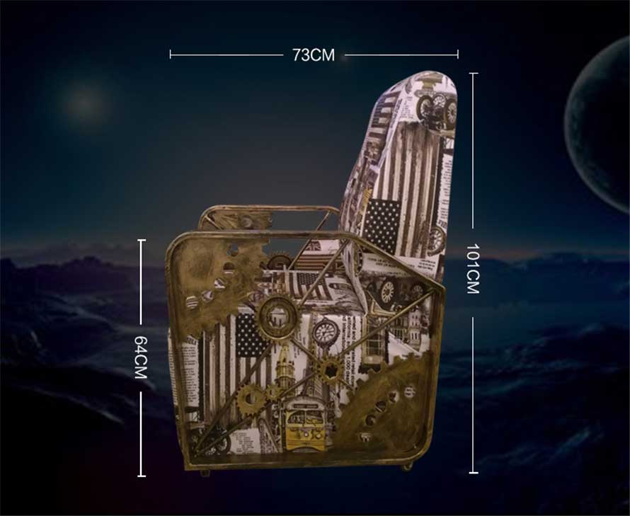 夢(mèng)達(dá)歐式布藝網(wǎng)吧沙發(fā)產(chǎn)品尺寸示意圖