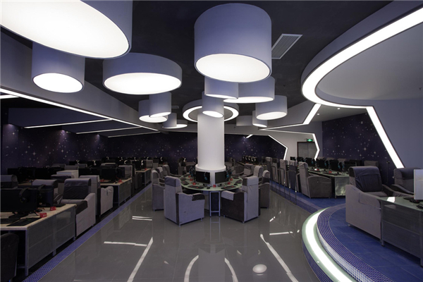 網(wǎng)吧桌椅裝修效果圖