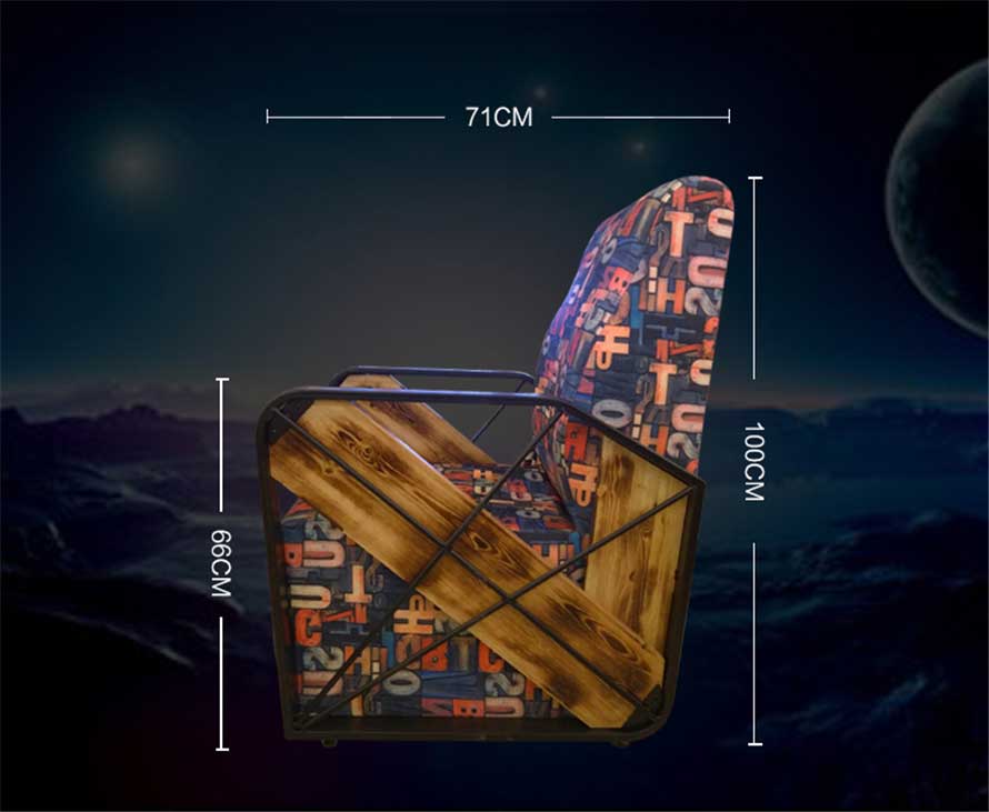 夢(mèng)達(dá)現(xiàn)代美式網(wǎng)吧沙發(fā)產(chǎn)品尺寸示意圖