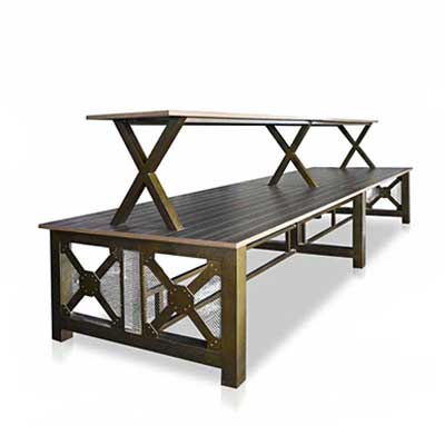 雙層網(wǎng)吧桌_型號TB002