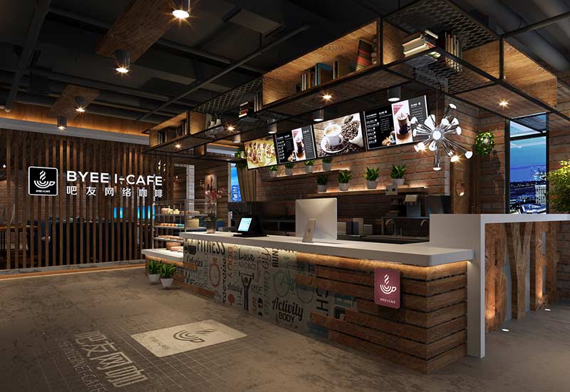 網(wǎng)咖裝修效果圖 網(wǎng)咖裝修效果圖