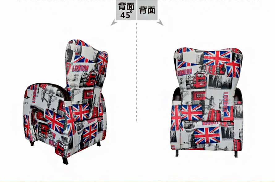 夢達(dá)時尚布藝網(wǎng)吧沙發(fā)設(shè)計(jì)圖背面展示