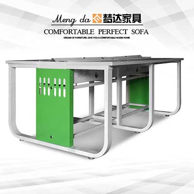 不銹鋼網(wǎng)吧電腦桌_型號(hào)TB008