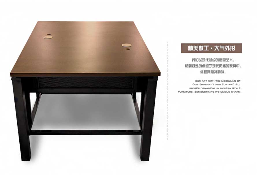 夢(mèng)達(dá)網(wǎng)吧雙人桌設(shè)計(jì)效果圖