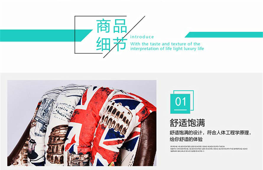 夢(mèng)達(dá)潮流網(wǎng)吧沙發(fā)靠枕圖片