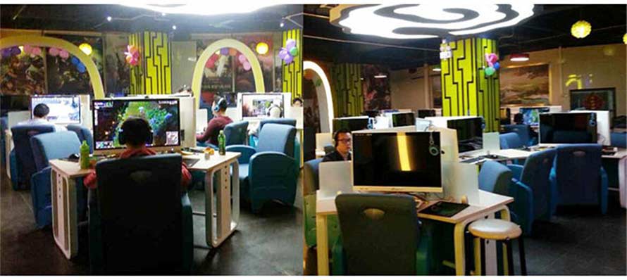 夢達網(wǎng)吧異形桌裝修效果圖