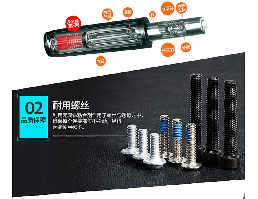 夢達(dá)高檔網(wǎng)吧椅耐用螺絲