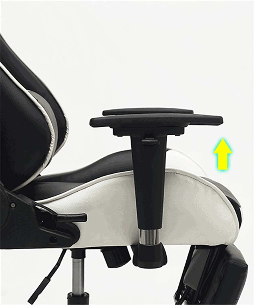 夢(mèng)達(dá)網(wǎng)吧躺椅扶手升降功能展示