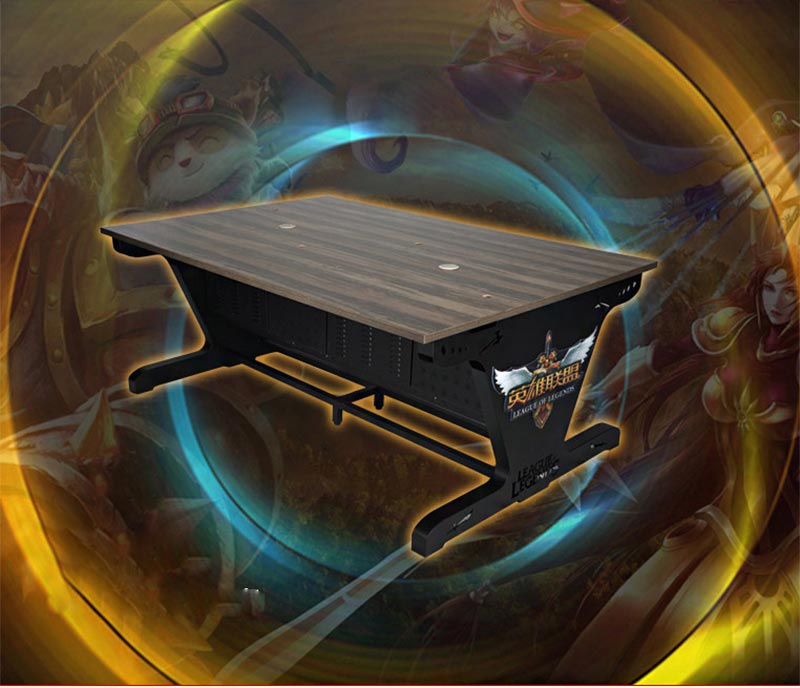 夢達防盜網吧桌設計效果圖