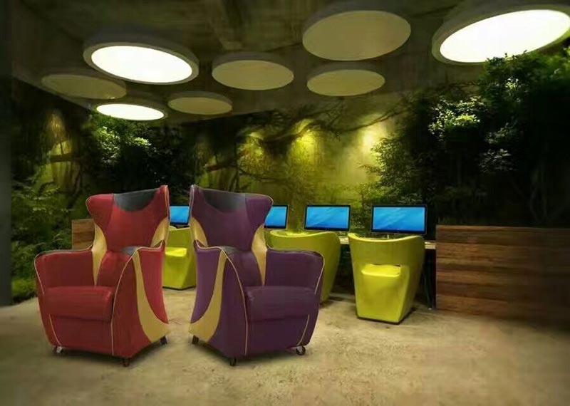 夢(mèng)達(dá)歐式復(fù)古網(wǎng)吧沙發(fā)裝修效果圖