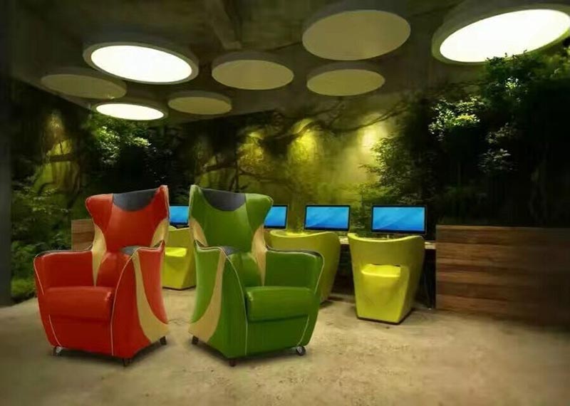 夢(mèng)達(dá)歐式復(fù)古網(wǎng)吧沙發(fā)裝修效果圖