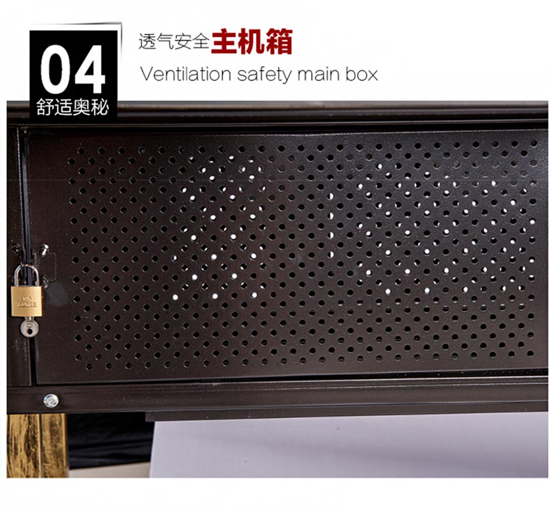 夢達(dá)網(wǎng)吧蜂巢桌隱藏式機(jī)箱設(shè)計