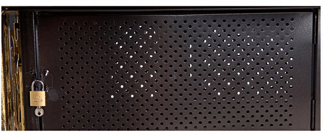 夢達(dá)網(wǎng)吧蜂巢桌防盜金屬機(jī)箱圖片