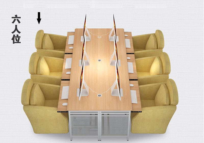 夢(mèng)達(dá)網(wǎng)吧機(jī)箱桌裝修效果圖