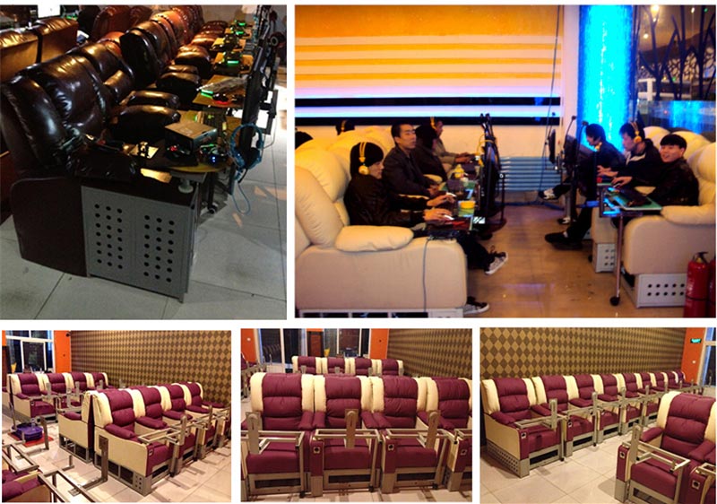 夢(mèng)達(dá)一體網(wǎng)吧沙發(fā)裝修實(shí)拍圖