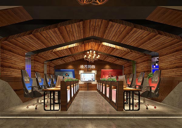 網(wǎng)吧椅子裝修效果圖