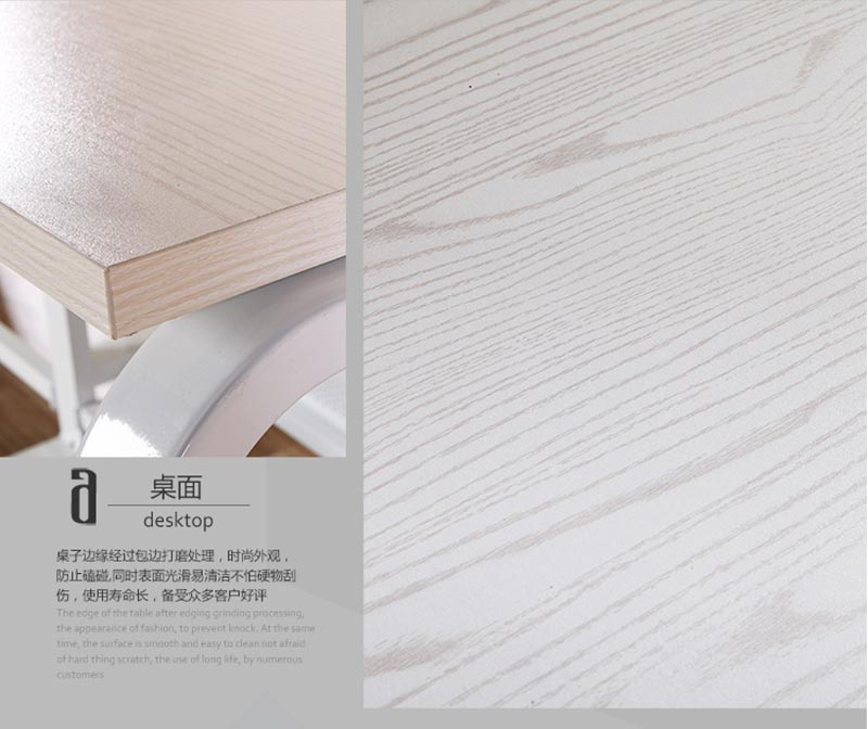 夢達鋼架網吧桌桌面特寫圖片