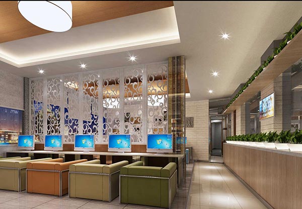 網(wǎng)吧裝修效果圖