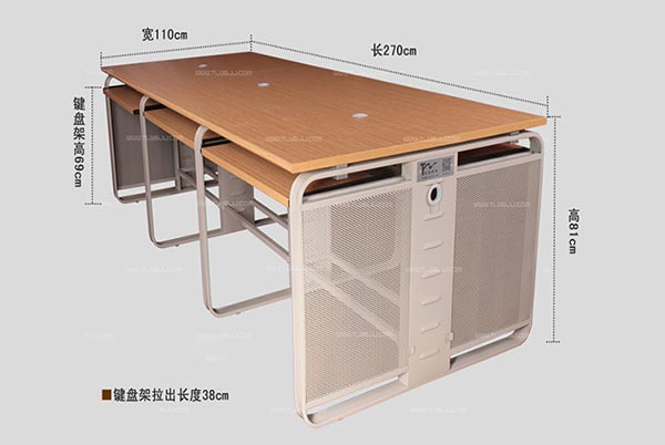 網(wǎng)吧電腦桌尺寸示意圖