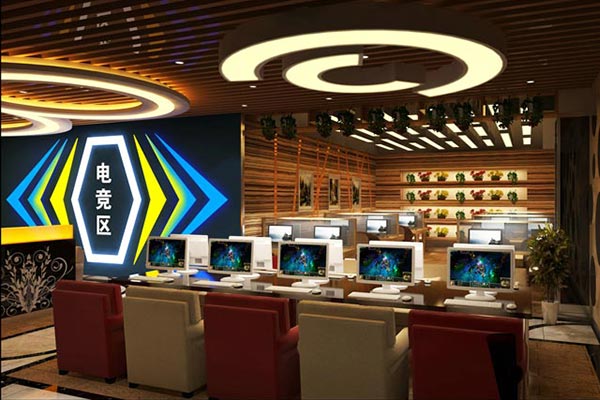 網(wǎng)咖沙發(fā)裝修效果圖