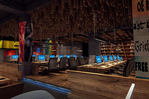 網(wǎng)咖裝修效果圖