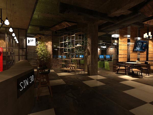 網(wǎng)咖裝修效果圖