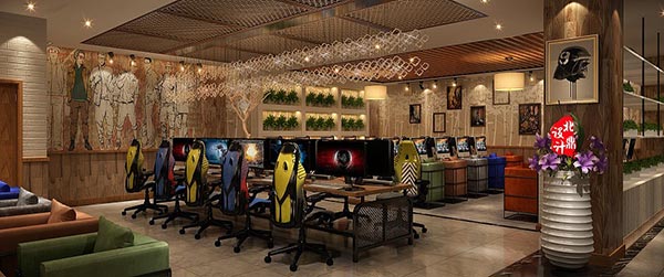 網(wǎng)吧裝修效果圖