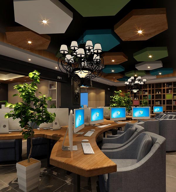 網(wǎng)吧沙發(fā)裝修效果圖