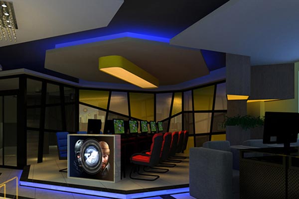 網(wǎng)吧競技椅裝修效果圖