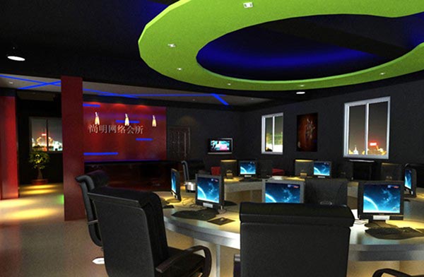 網(wǎng)吧桌裝修效果圖