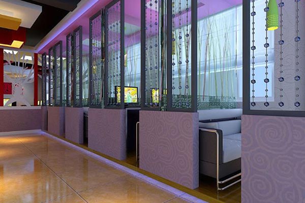 網(wǎng)吧單人沙發(fā)裝修效果圖