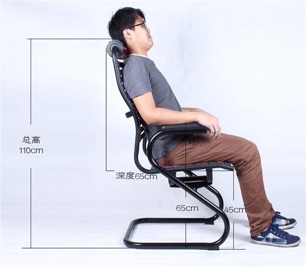 網(wǎng)吧桌椅高度尺寸示意圖