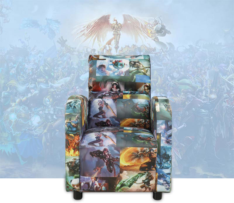 夢達網(wǎng)吧單沙發(fā)裝修效果圖