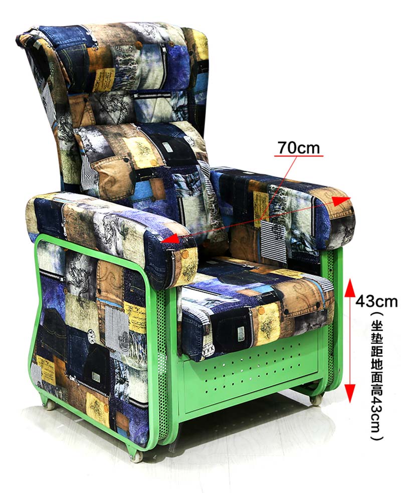 夢達(dá)網(wǎng)吧布藝沙發(fā)尺寸示意圖