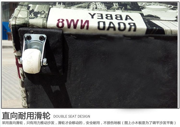 夢達(dá)網(wǎng)吧電腦沙發(fā)椅直向耐用滑輪