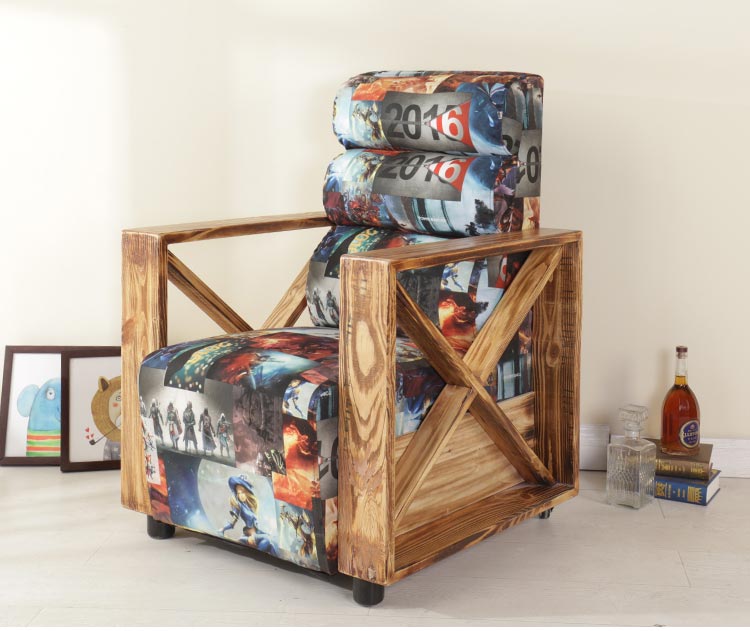 夢(mèng)達(dá)網(wǎng)吧專用電腦桌椅，配套布藝沙發(fā)椅圖片