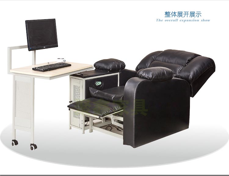 夢(mèng)達(dá)網(wǎng)吧電腦一體桌俯視圖