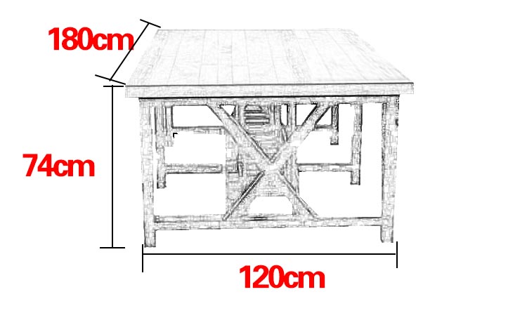 夢達專業(yè)網(wǎng)吧桌椅配套桌子尺寸示意圖