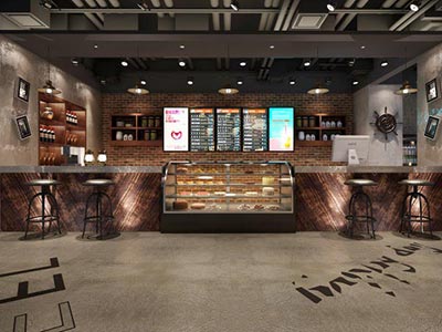 鄭州西街網(wǎng)咖桌椅裝修效果圖