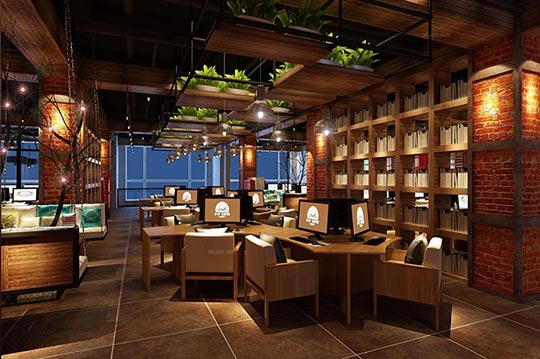 網(wǎng)咖裝修效果圖