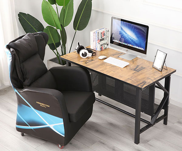 網(wǎng)吧臺式電腦桌圖片